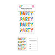 Pop Party - Party Invites 16 Pack - EuroGiant
