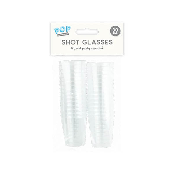 Pop Party Shot Glasses 30 Pack - EuroGiant