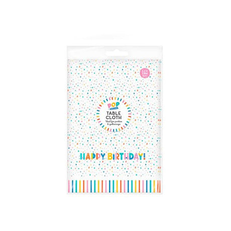 Pop Party Table Cloth 1.2x1.8 Metre - EuroGiant