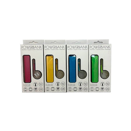 Powerbank 1800 Mah Assorted - EuroGiant