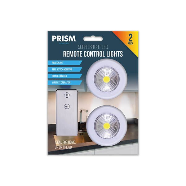 Prism Remote Control Led Lights 2 Pack - EuroGiant