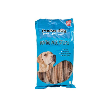 Pucka Dog Dental Mix Sticks 200g - EuroGiant