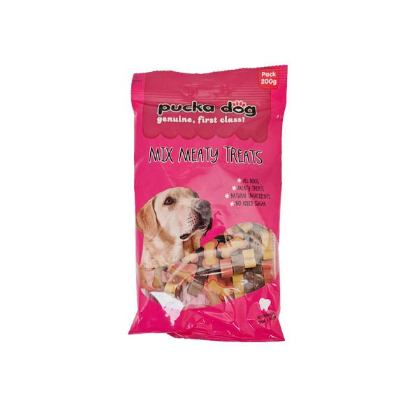 Pucka Dog Mix Meaty Treats 200g - EuroGiant
