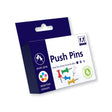 Push Pins Asst Colours - EuroGiant