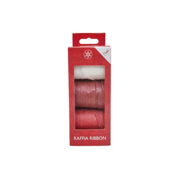 Raffia Ribbon 3 Pack - EuroGiant
