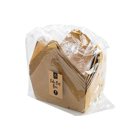 Recycable Take Out Box 5 Pack - EuroGiant