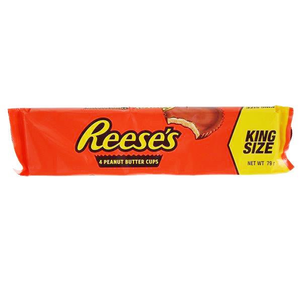 REESES PEANUT BUTTER CUPS KING SIZE 79g - EuroGiant