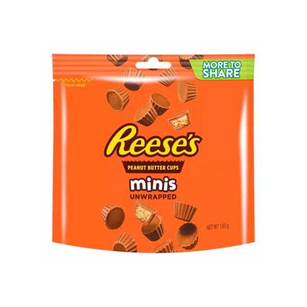 Reeses Peanut Butter Minis Pouch 185g - EuroGiant
