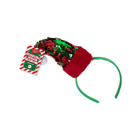 Reversible Sequin Elf Hat Headband - EuroGiant