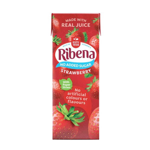 Ribena Strawberry Tetra 250ml - EuroGiant