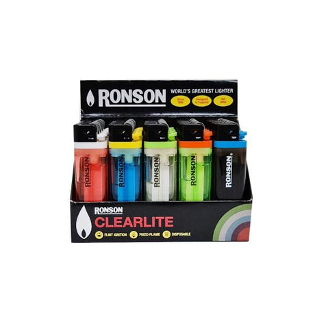 Ronson Clearlite Flint Lighter - EuroGiant