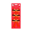 Santa Glitter Bows 3 Pack - EuroGiant