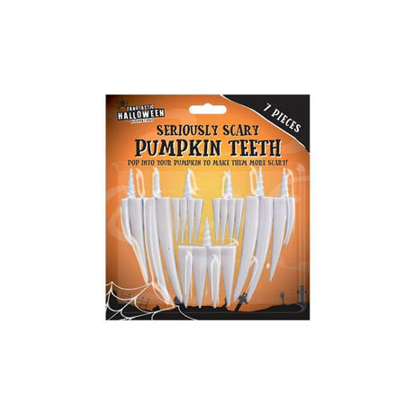 Seriously Scary Pumpkin Teeth 7 Piece - EuroGiant