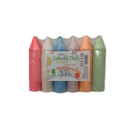 Sidewalk Chalk 6PCS - EuroGiant