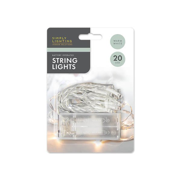 Simply Lighting B/o String Lights 20 Led - EuroGiant