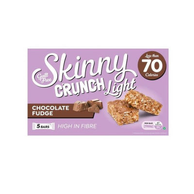 Skinny Crunch Chocolate Fudge Bar 5 Pack - EuroGiant