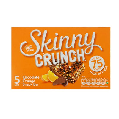 Skinny Crunch Orange Snack Bar 5 Pk - EuroGiant