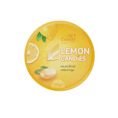 Sky Candy Lemon Candies Tin 130g - EuroGiant