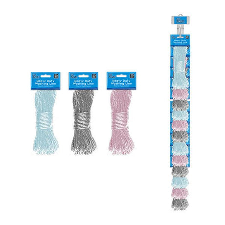 So Useful Heavy Duty Washing Line 20M assorted - EuroGiant