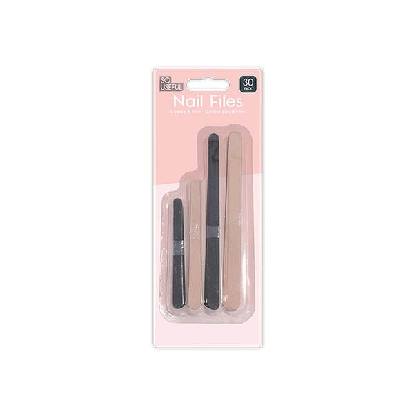 So Useful Nail Files 30 Pack - EuroGiant