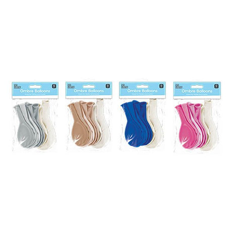 So Useful Ombre Balloons 12 Pack - EuroGiant