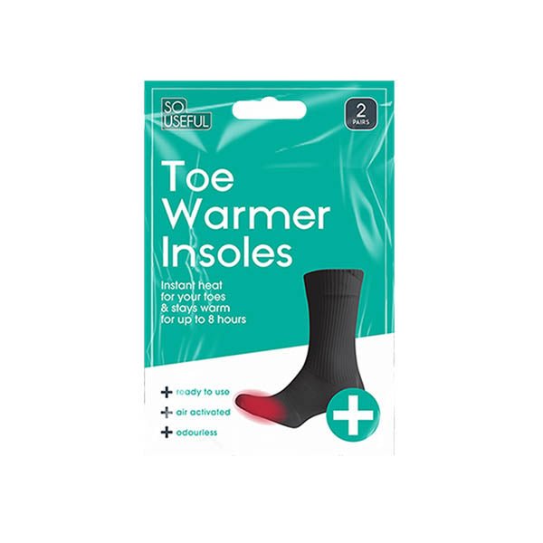 So Useful Toe Warmer Insoles 2 Pack - EuroGiant