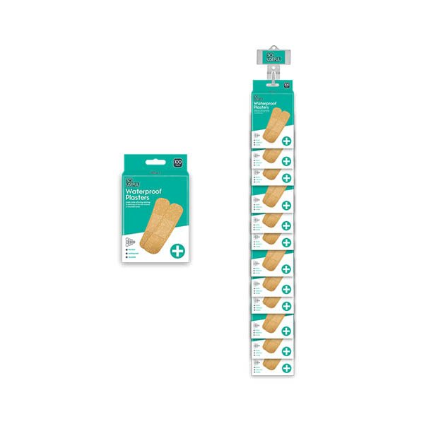 So Useful Waterproof Plasters 100 Pack - EuroGiant