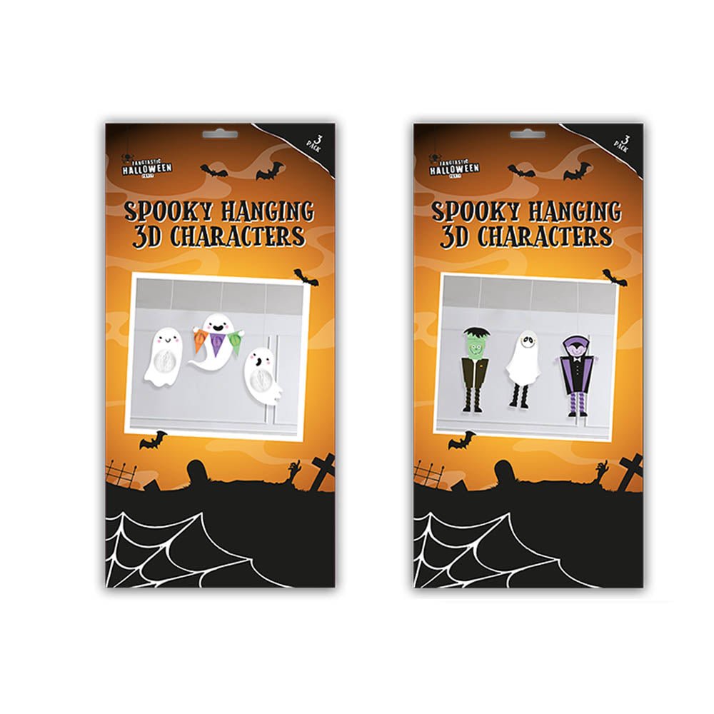 Spooky Hanging 3D Characters 3 Pack - EuroGiant