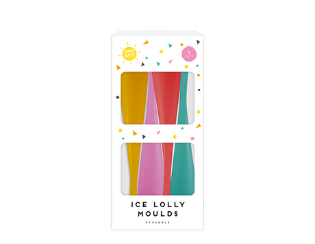 Summer Days Ice Lolly Moulds 4 Pack - EuroGiant
