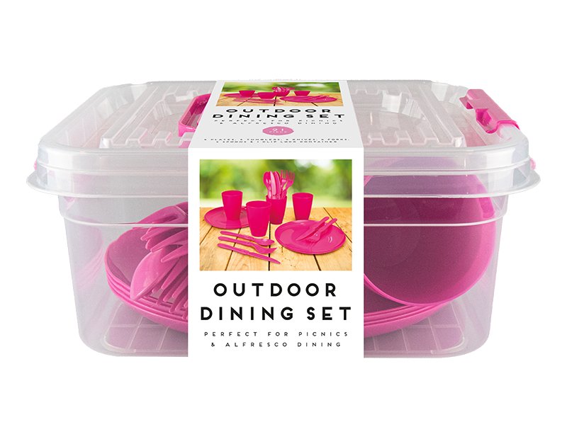 Summer Days Outdoor Dining Set 21 Piece - EuroGiant