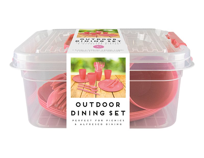 Summer Days Outdoor Dining Set 21 Piece - EuroGiant