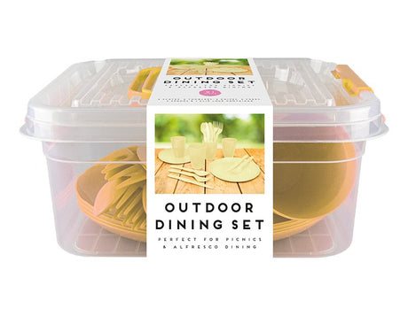 Summer Days Outdoor Dining Set 21 Piece - EuroGiant