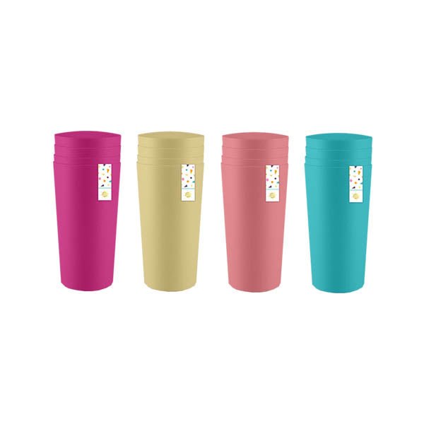 Summer Days Soft Touch Cups 4 Pack - EuroGiant