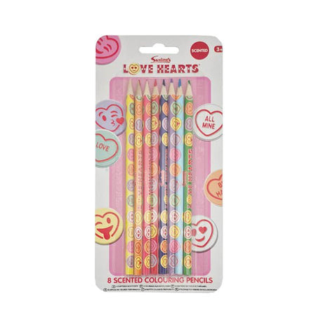 Swizzels Scented Colouring Pencils 8 Pk - EuroGiant