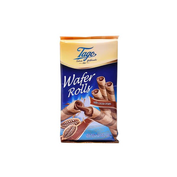 Tago Wafer Rolls With Cocoa Cream 150g - EuroGiant