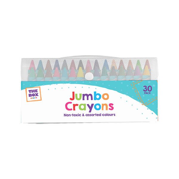 The Box Create Jumbo Crayons 30 Pack - EuroGiant