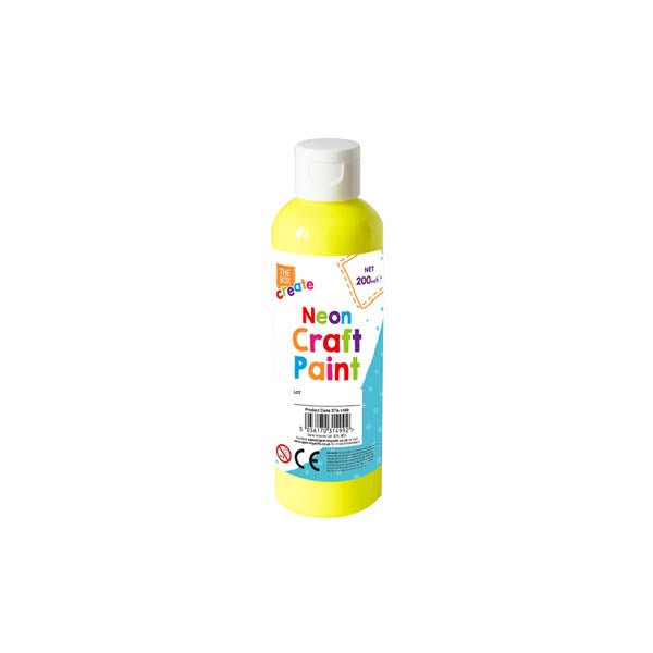 The Box Create Neon Craft Paint 200ml - EuroGiant