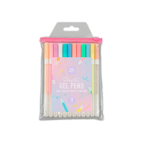 The Box Everyday Pastel Gel Pens 12 Pk - EuroGiant