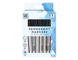 THE BOX EVERYDAY PERMANENT MARKERS 8 PacK - EuroGiant