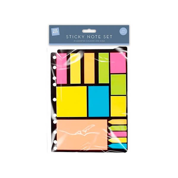 The Box Everyday Sticky Note Set 300 She - EuroGiant