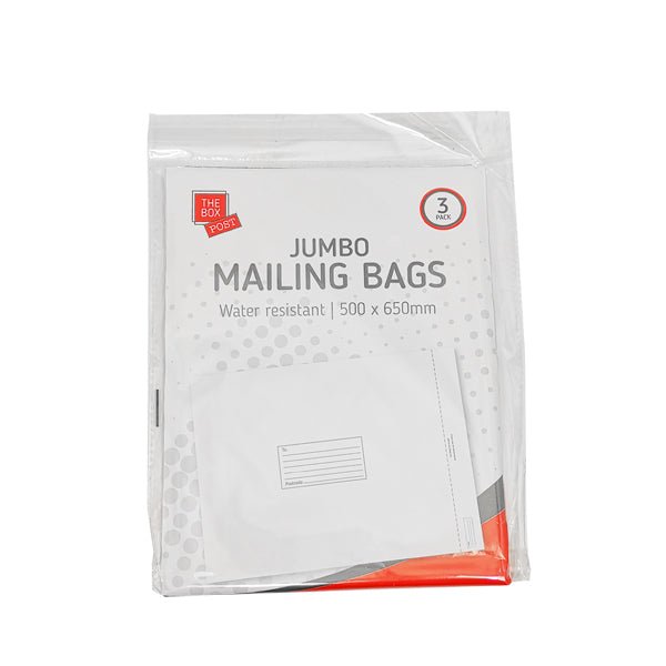 The Box Post Jumbo Mailing Bags 3 Pk - EuroGiant