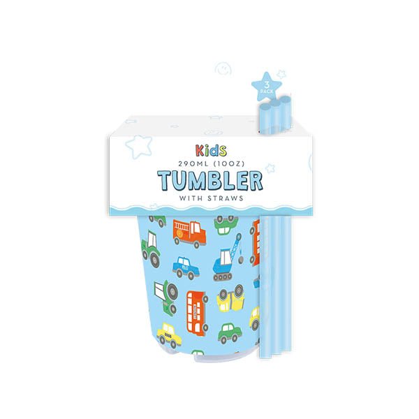 Transport Tumbler With Straw 3 Pack - EuroGiant