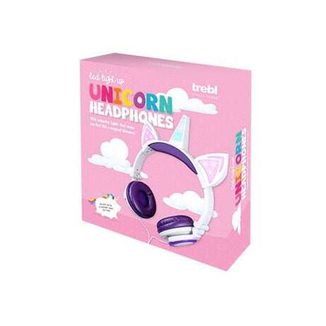 Trebl Light Up Unicorn Headphones - EuroGiant