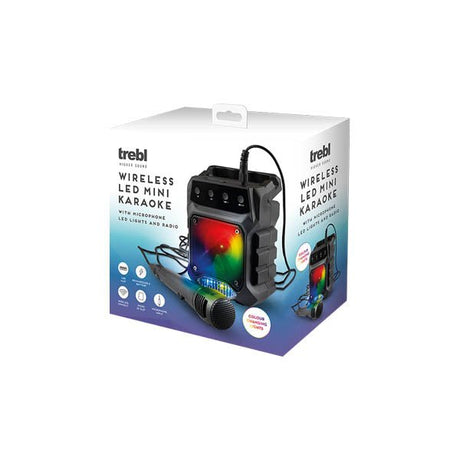 Trebl Wireless Led Mini Karaoke & Radio - EuroGiant