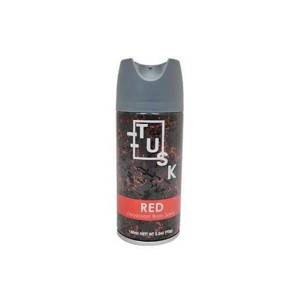 Tusk Deod. Body Spray Red 150ml - EuroGiant