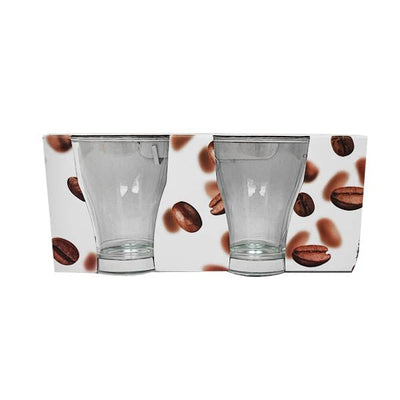 Urban Living Glass Coffee Cups 2 Pack - EuroGiant