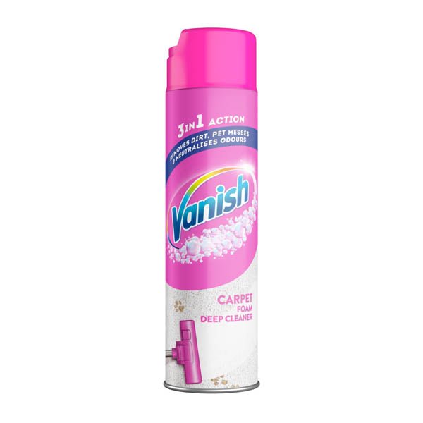 Vanish Carpet Power Foam Cleaner 600ml - EuroGiant