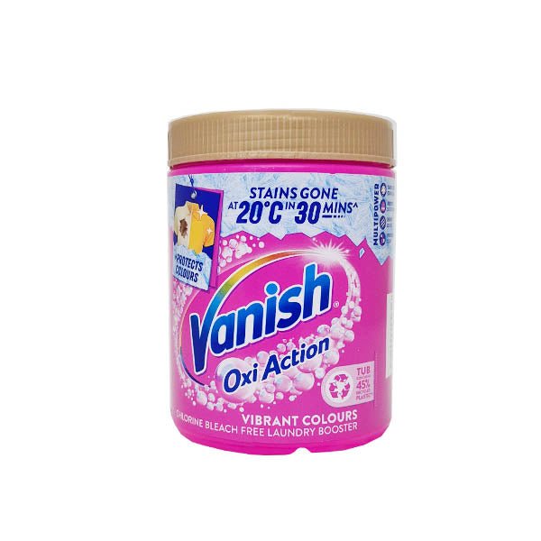 Vanish Oxi Action Pink Powder 1KG - EuroGiant