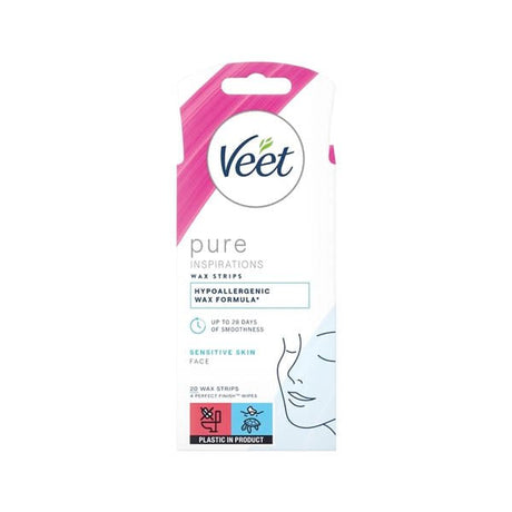 Veet Pure Inspirations Wax Strips 20s - EuroGiant