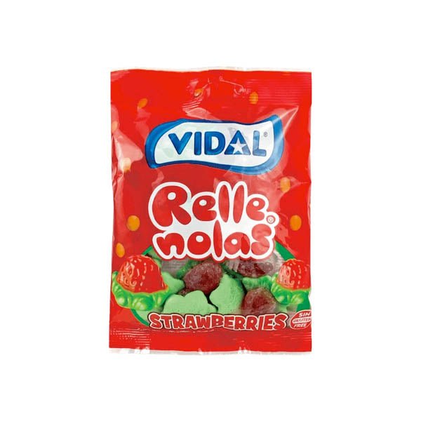Vidal Filled Strawberries 90g - EuroGiant